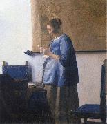 Johannes Vermeer Woman Reading a Letter Sweden oil painting artist